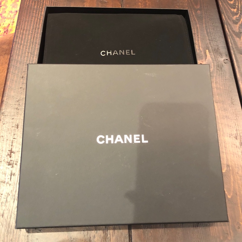 Chanel necklace box and packing materials